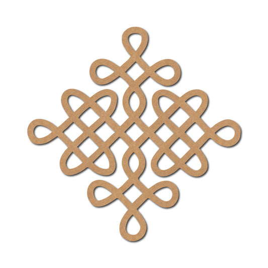 Kolam Muggu Pattern Cutout MDF Design 1