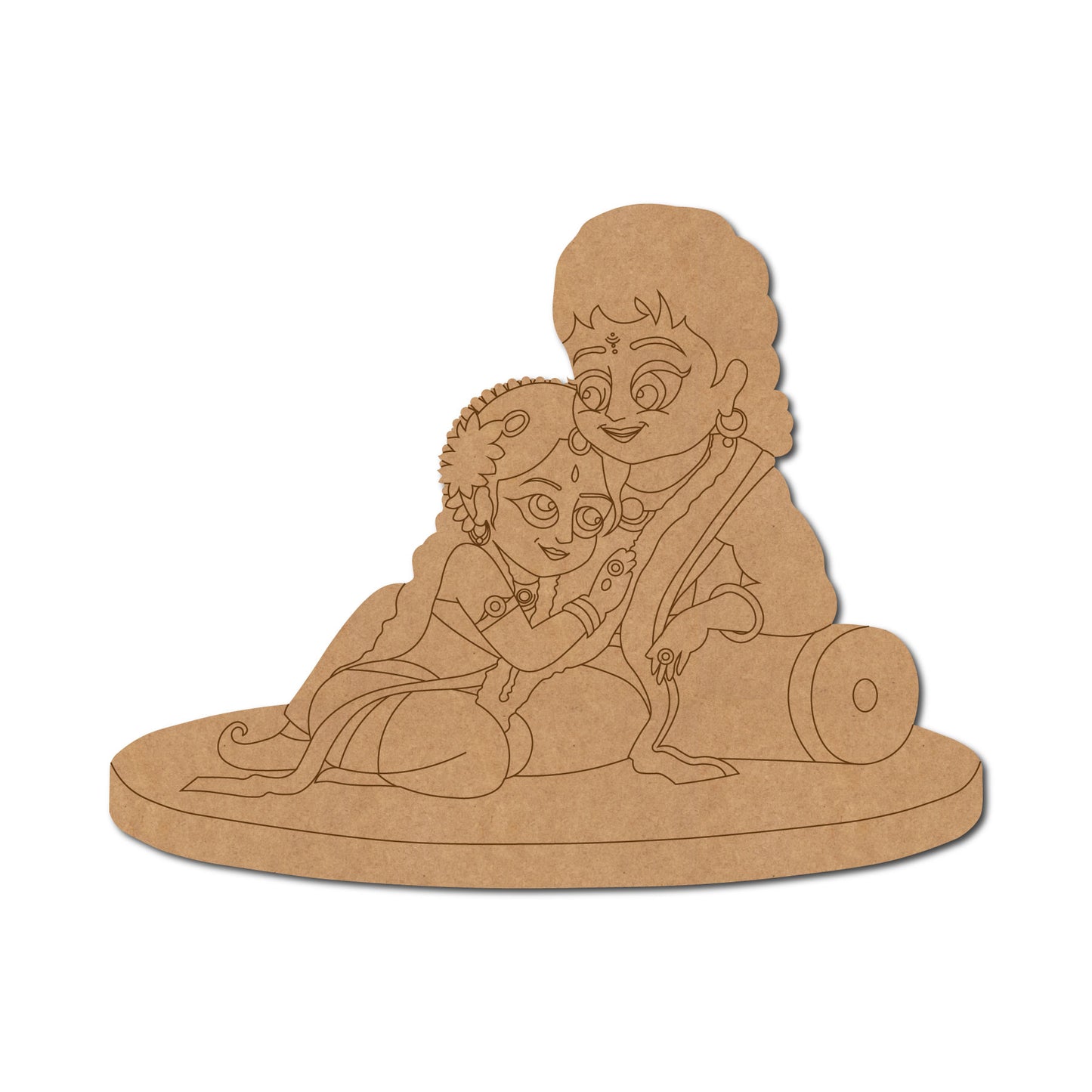 Krishna Ji Pre Marked MDF Design 5