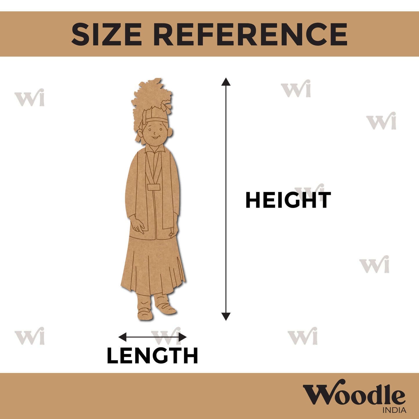 Ladakh Man Pre Marked MDF Design 2