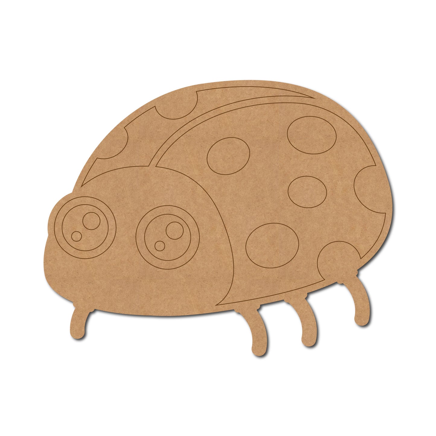 Ladybug Pre Marked MDF Design 1