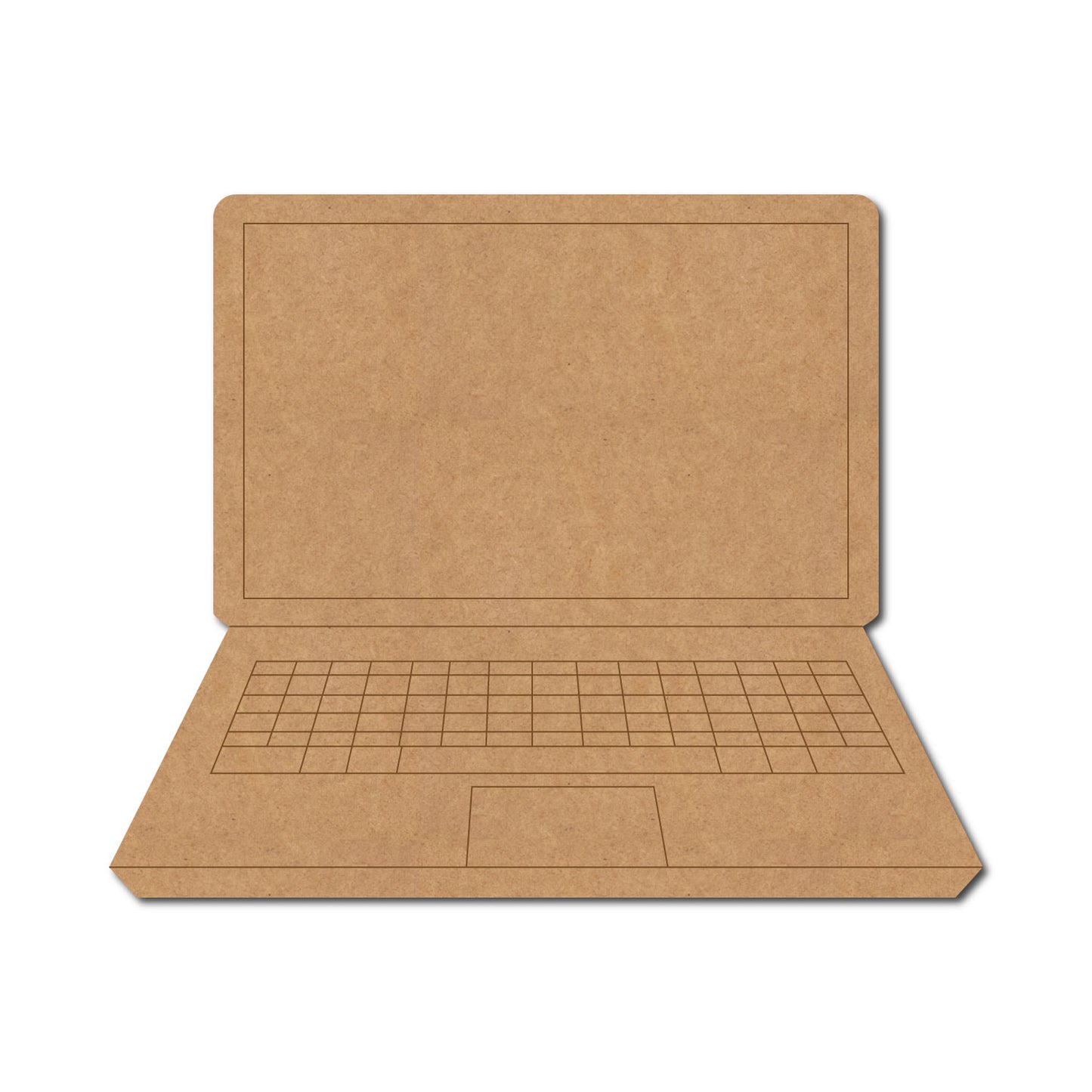 Laptop Pre Marked MDF Design 1