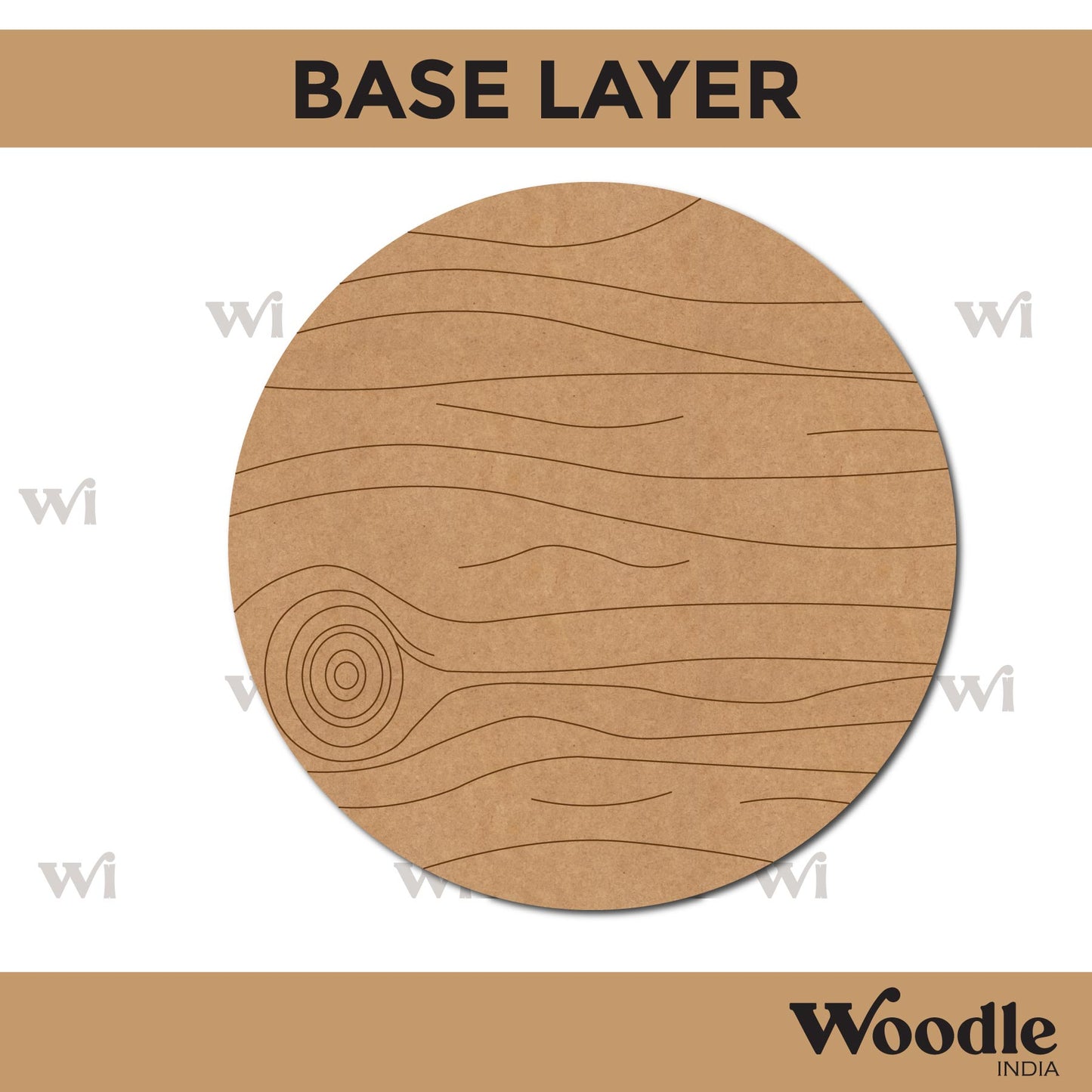 Bakery Theme Nameplate MDF Design 1