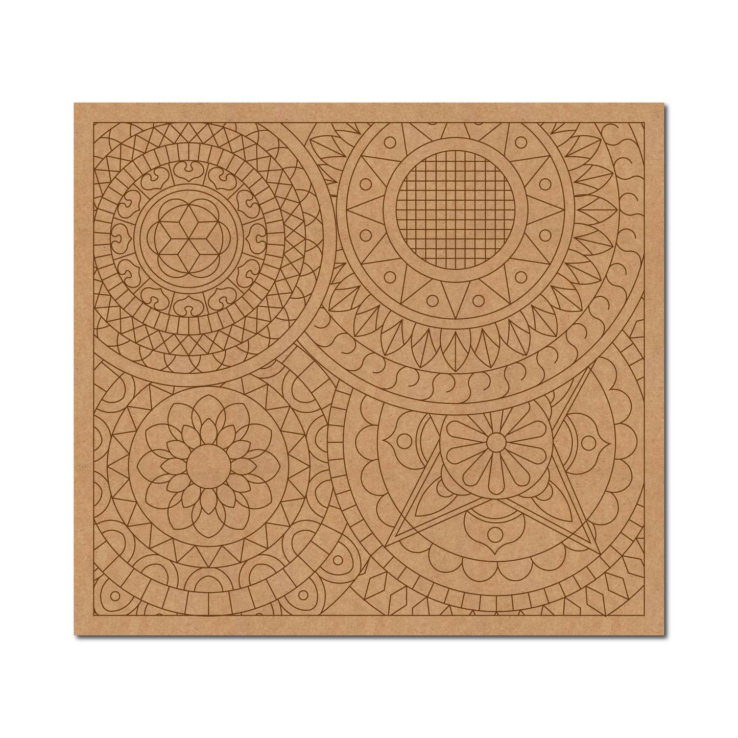 Lippan Mandala Pre Marked Base MDF Design 1