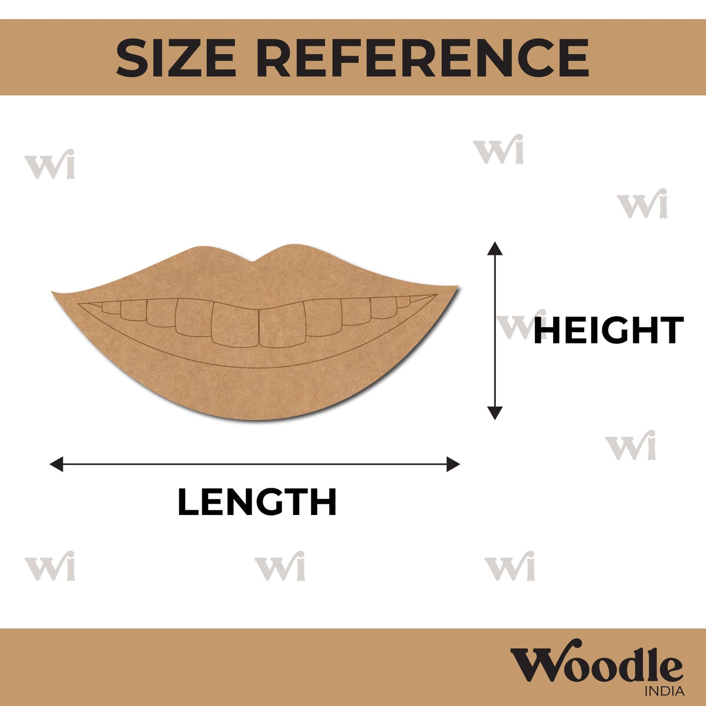 Lips Pre Marked MDF Design 2