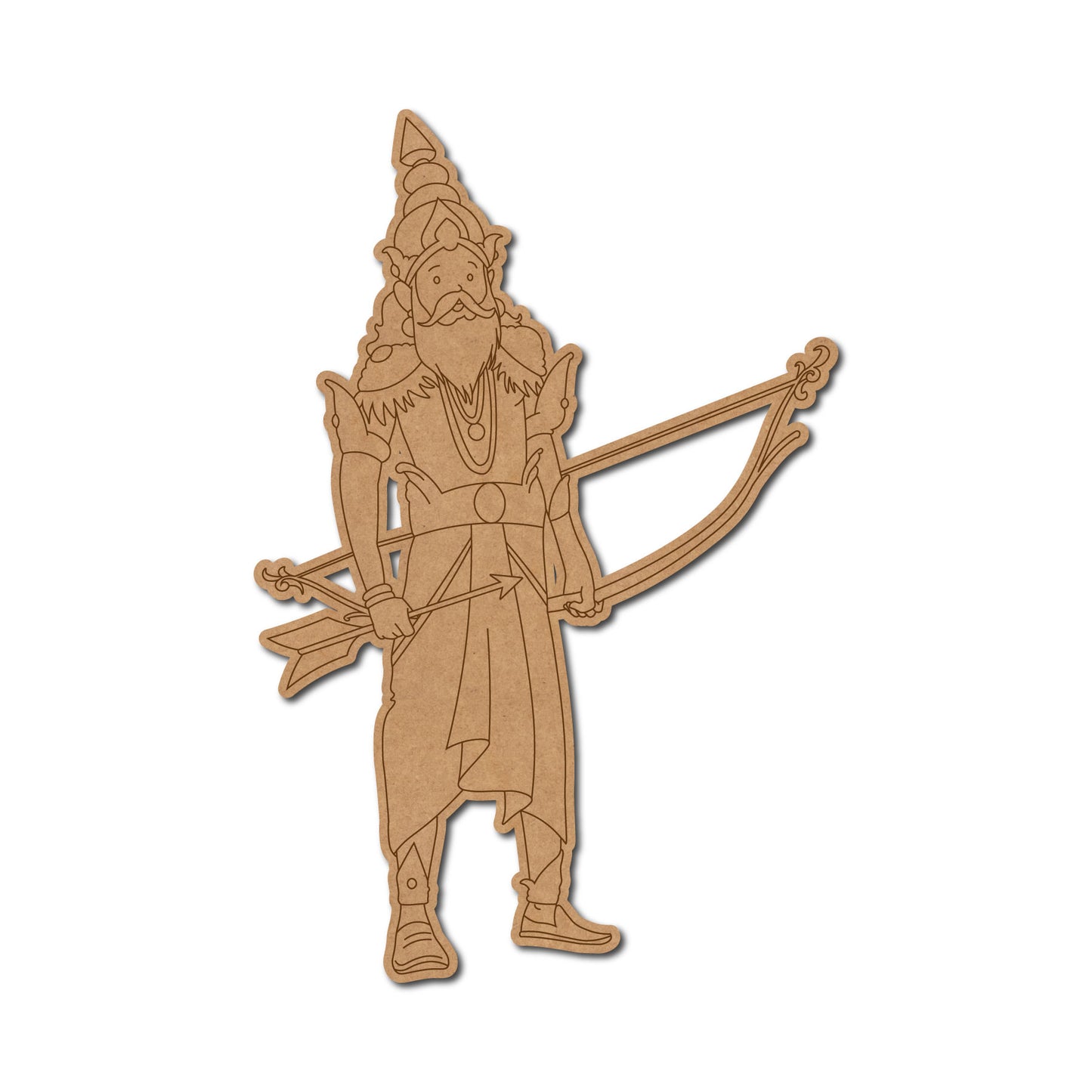 Lord Bhishma Mahabharata Pre Marked MDF Design 1