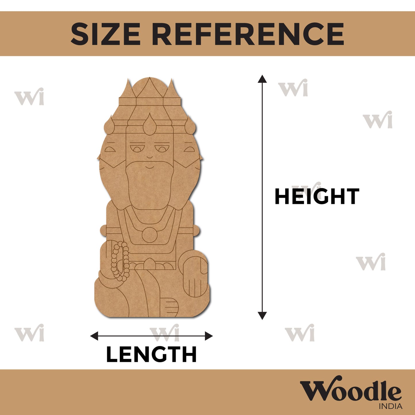 Lord Brahma Pre Marked MDF Design 1