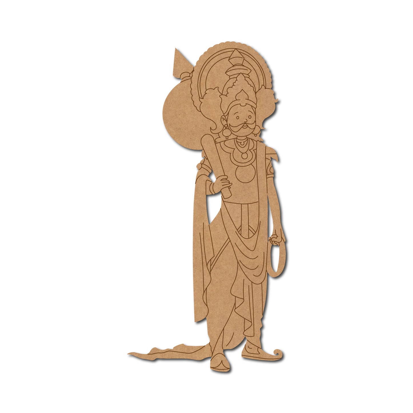 Lord Yama Mahabharata Pre Marked MDF Design 1