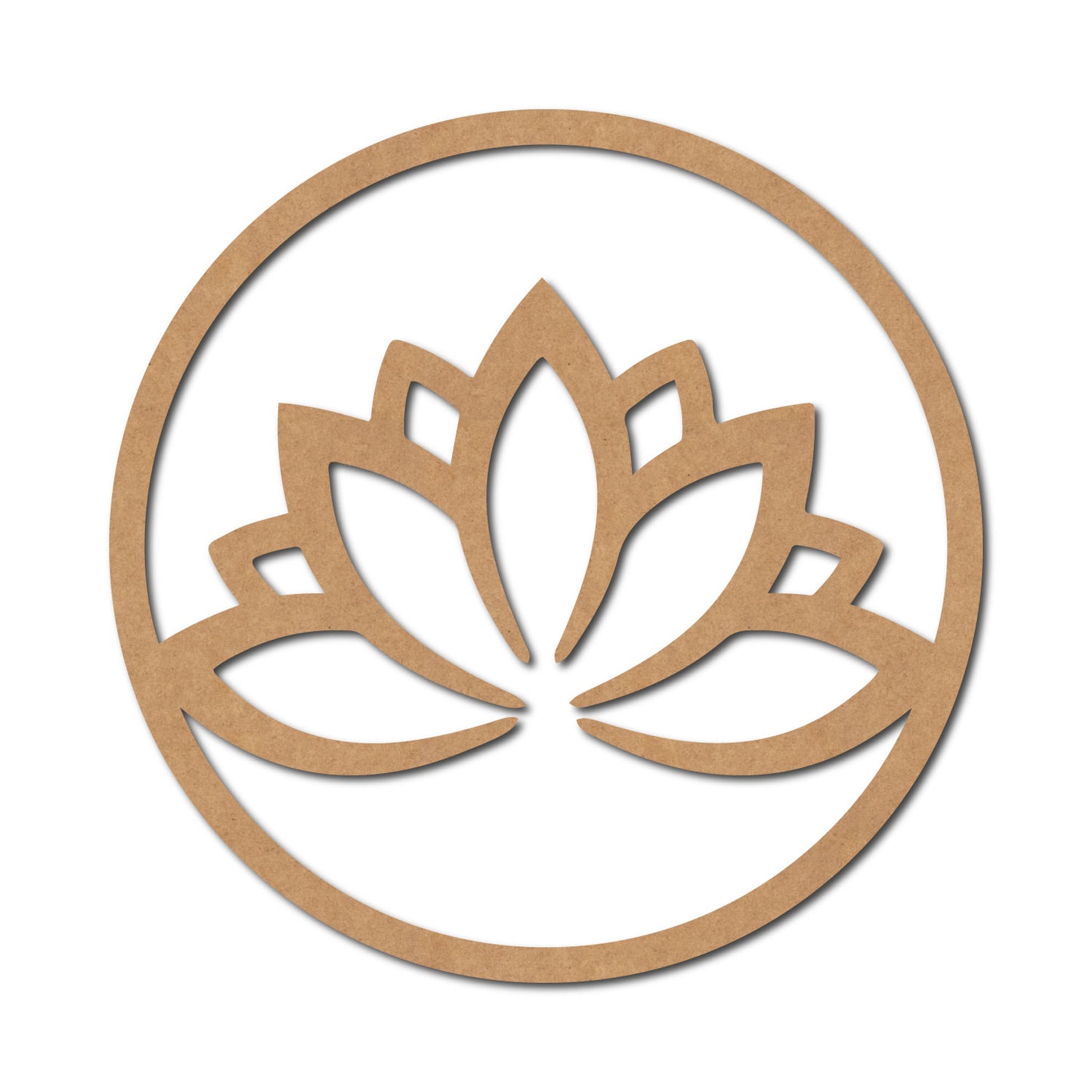 Lotus Macrame Cutout MDF Design 3