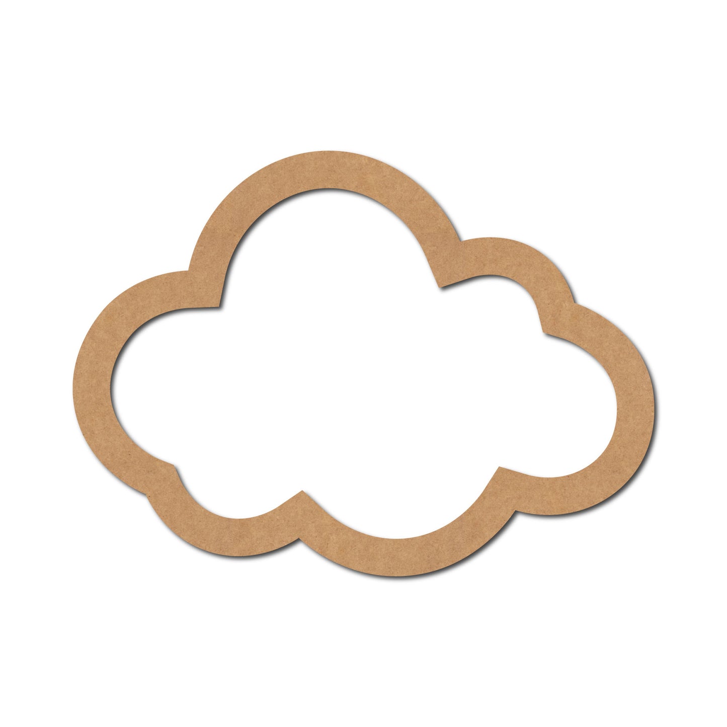Macrame Ring Cloud Cutout MDF Design 1
