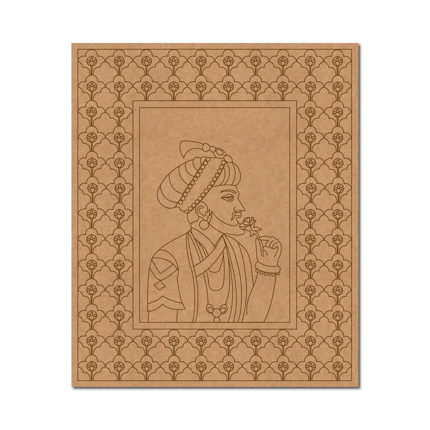 Maharaja Bani Thani Pre Marked Base MDF Design 1