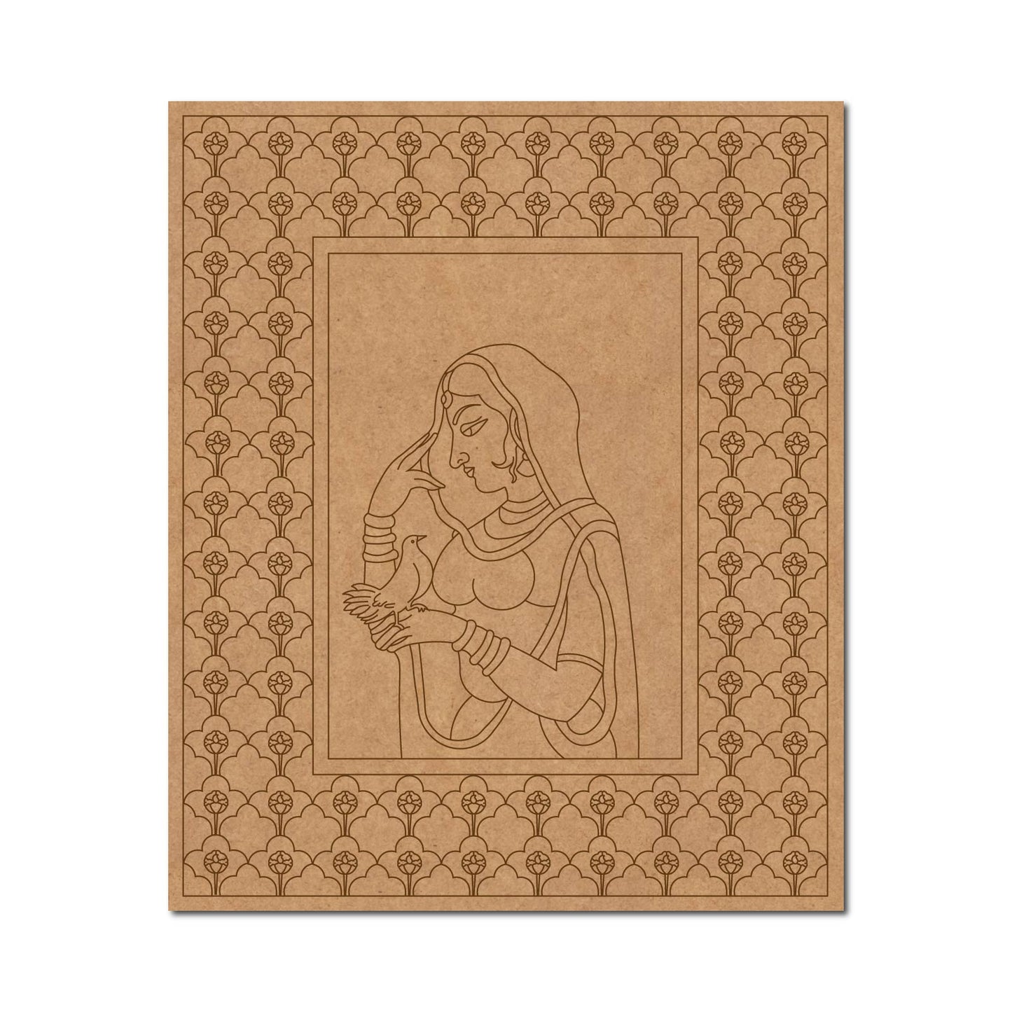 Maharani Bani Thani Pre Marked Base MDF Design 2