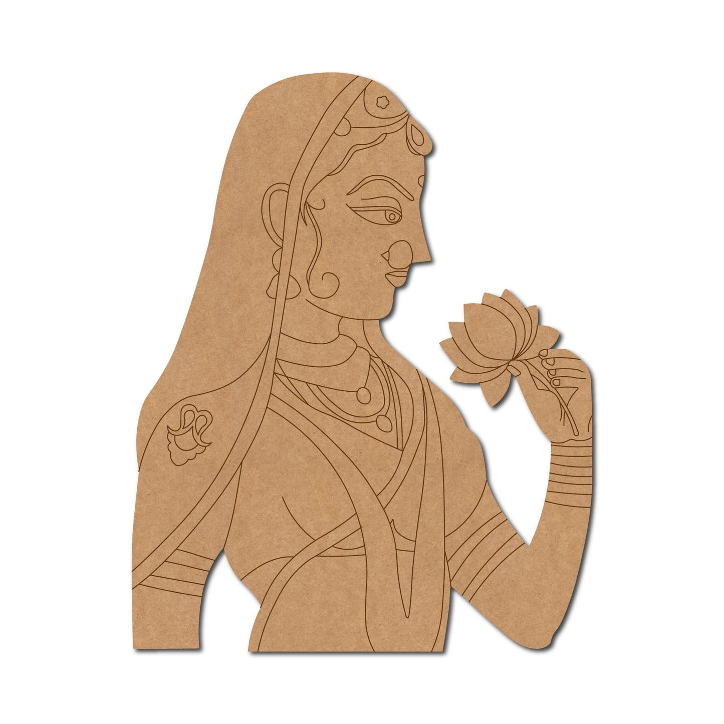 Maharani Bani Thani Pre Marked MDF Design 3