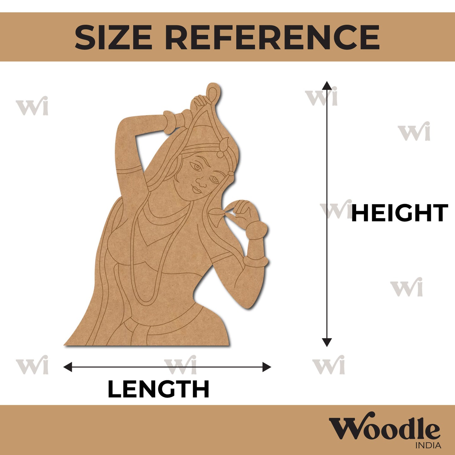 Maharani Bani Thani Pre Marked MDF Design 6