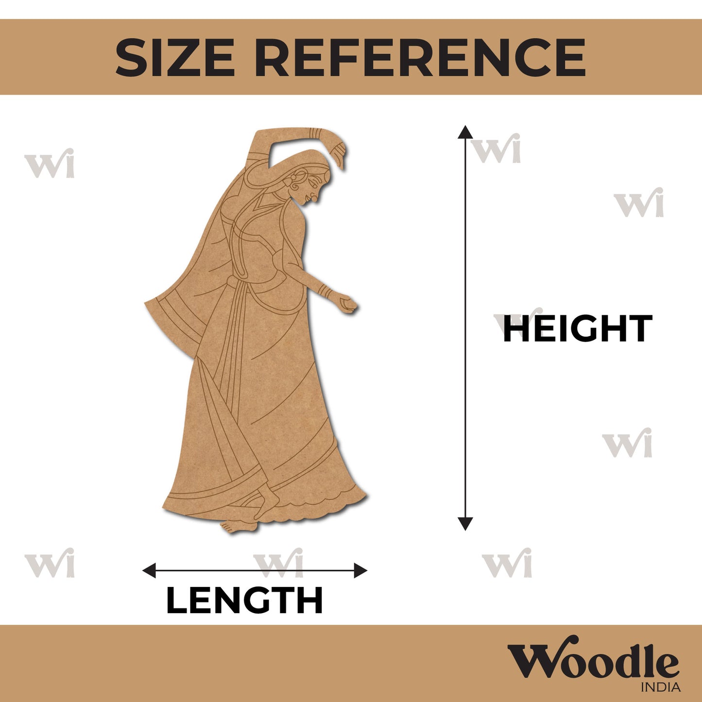 Maharani Bani Thani Pre Marked MDF Design 7