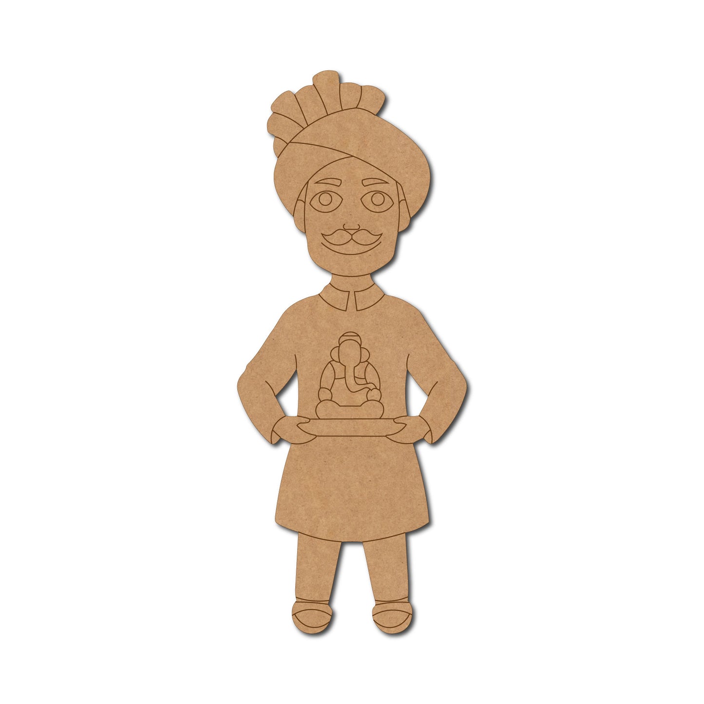 Maharashtra Man Pre Marked MDF Design 3