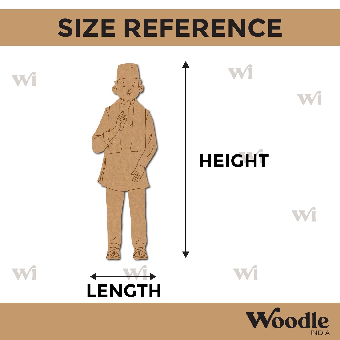Man Politician Pre Marked MDF Design 2