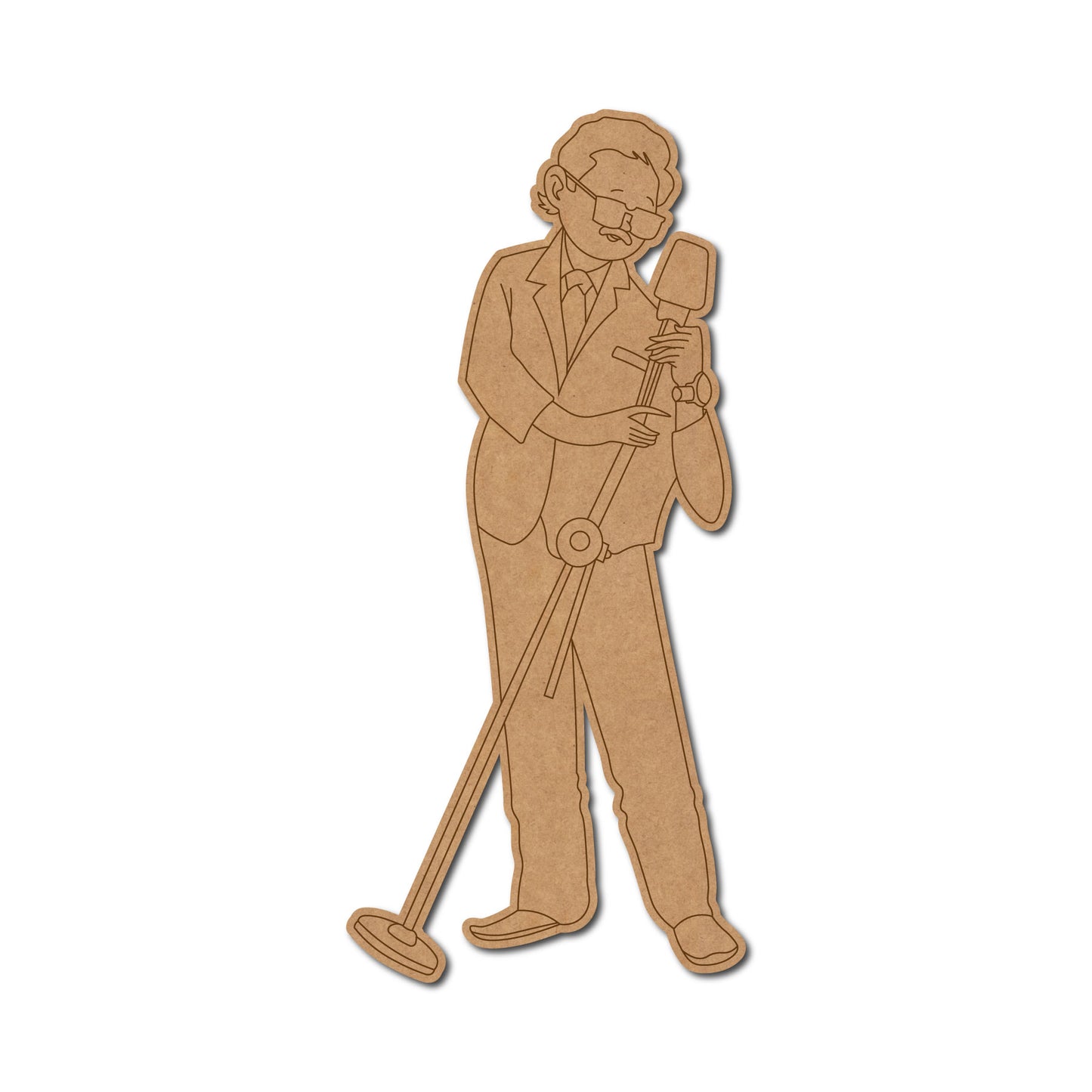 Man Singer Pre Marked MDF Design 1