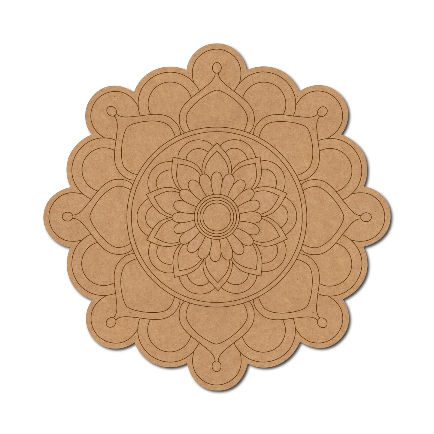 Mandala Pre Marked Base MDF Design 3