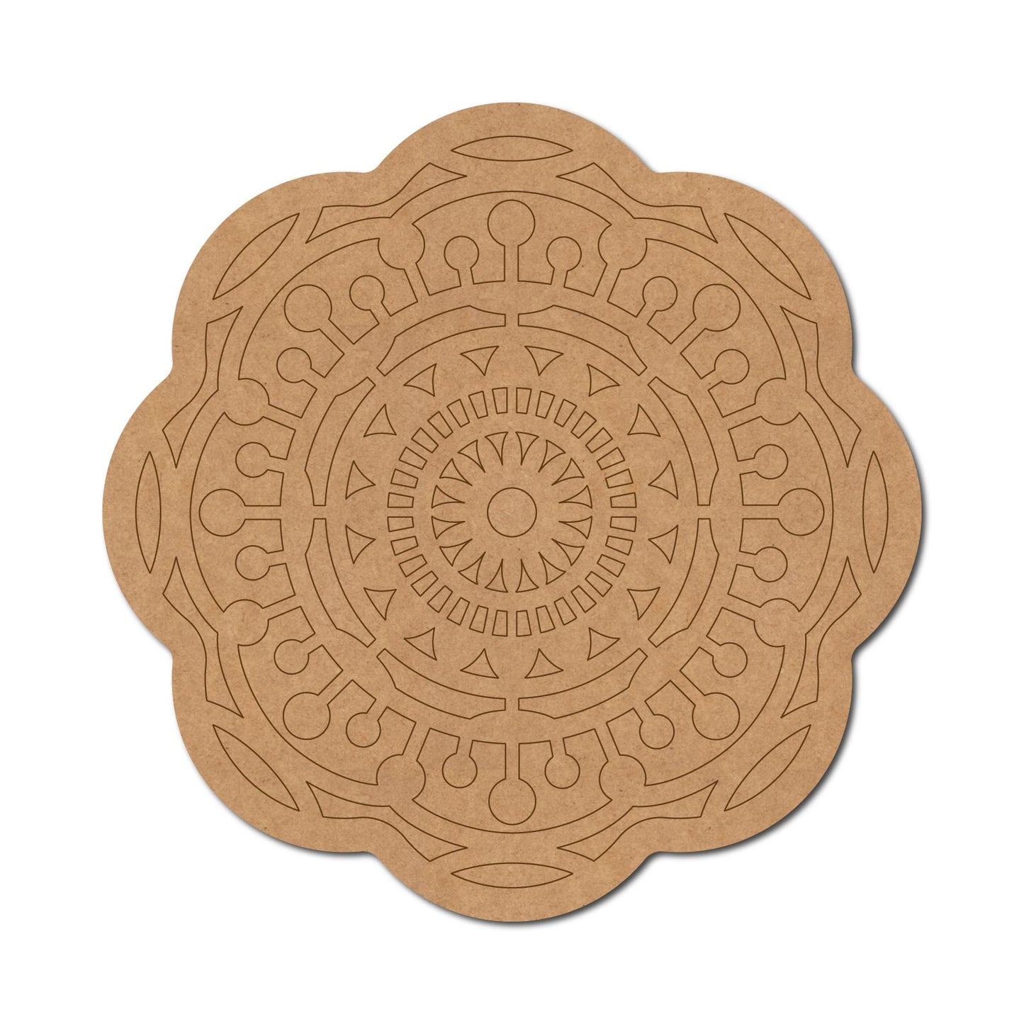 Mandala Pre Marked Base MDF Design 6