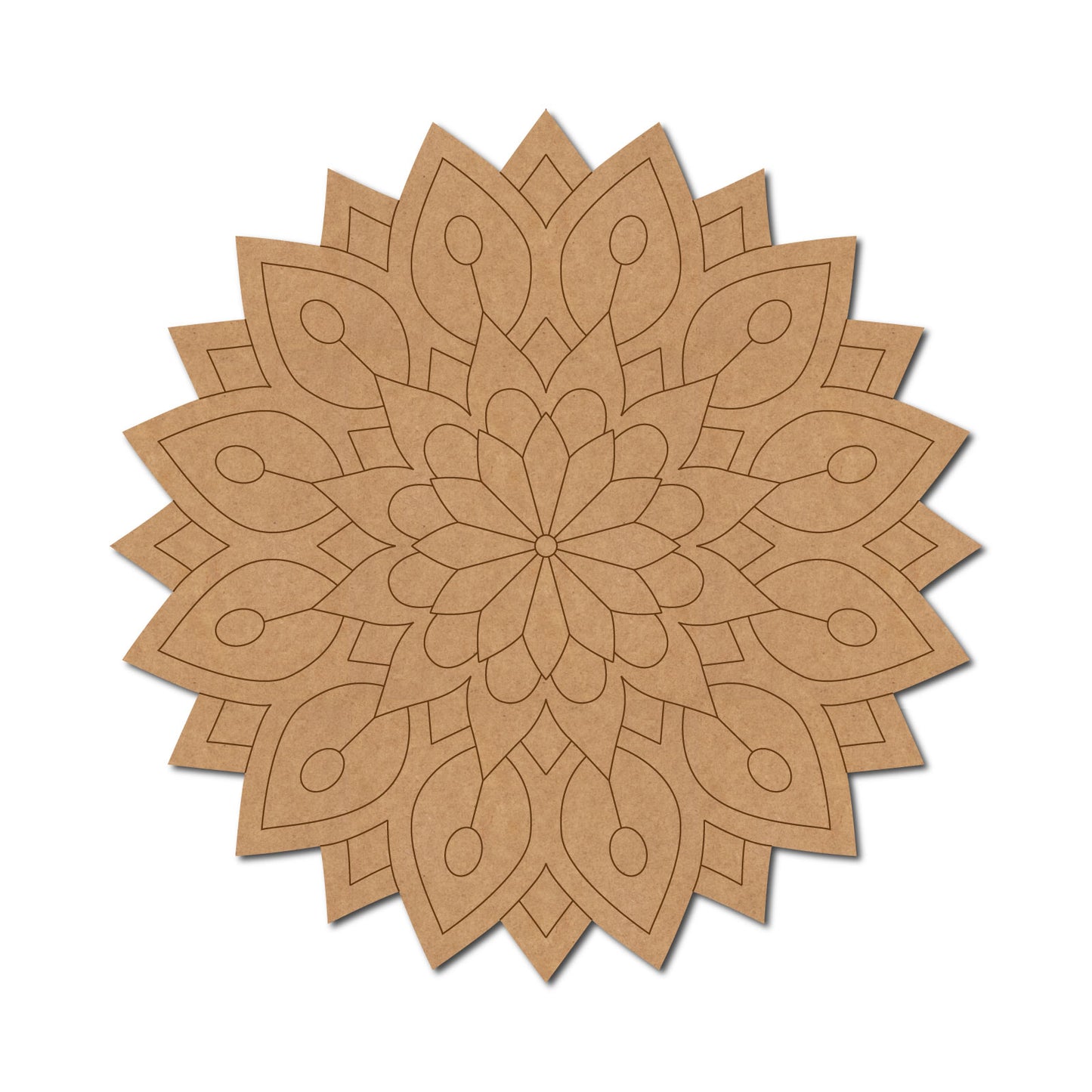 Mandala Pre Marked Base MDF Design 9