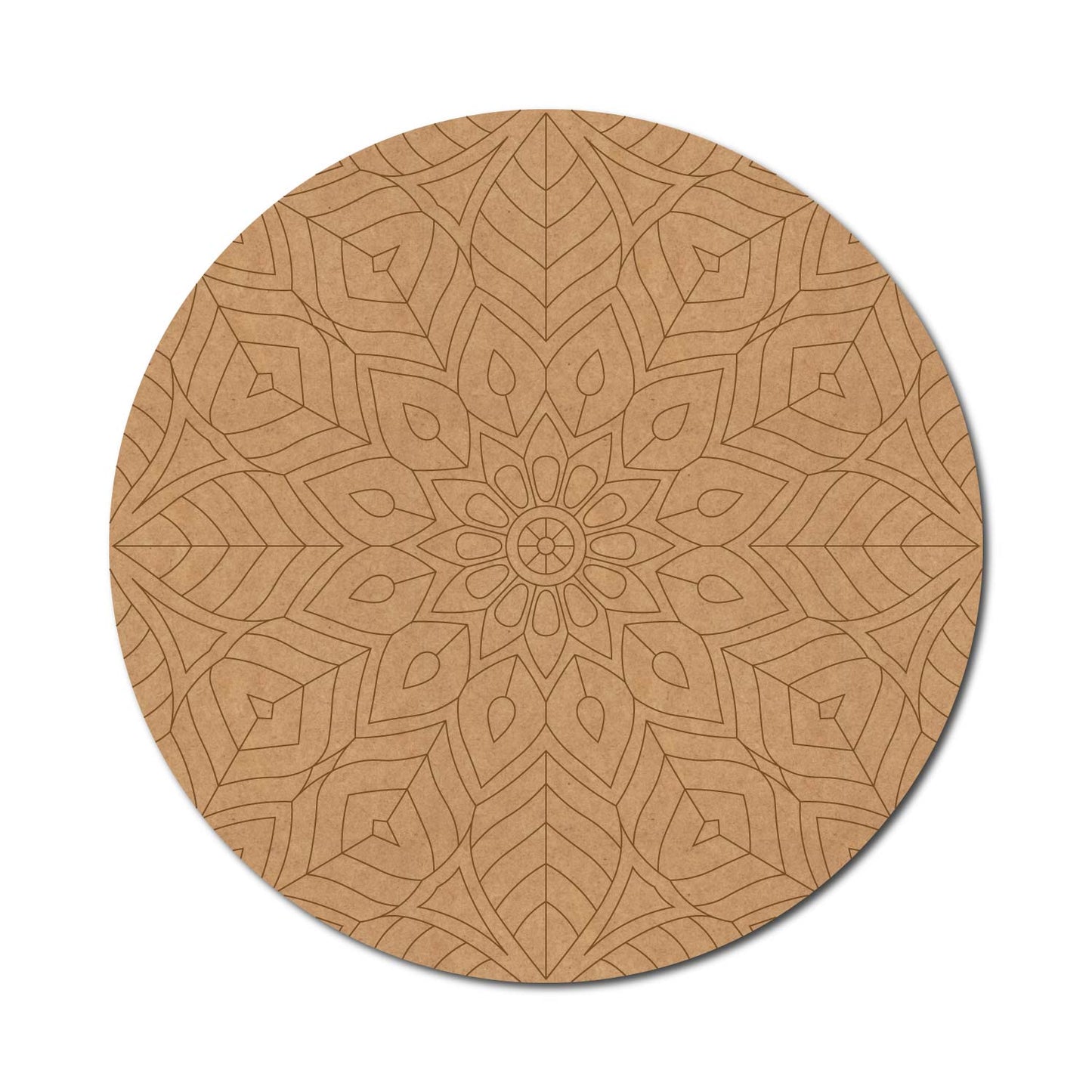 Mandala Pre Marked Round MDF Design 26