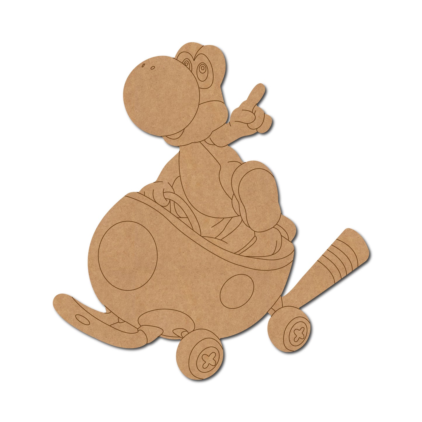 Mario Kart Pre Marked MDF Design 1