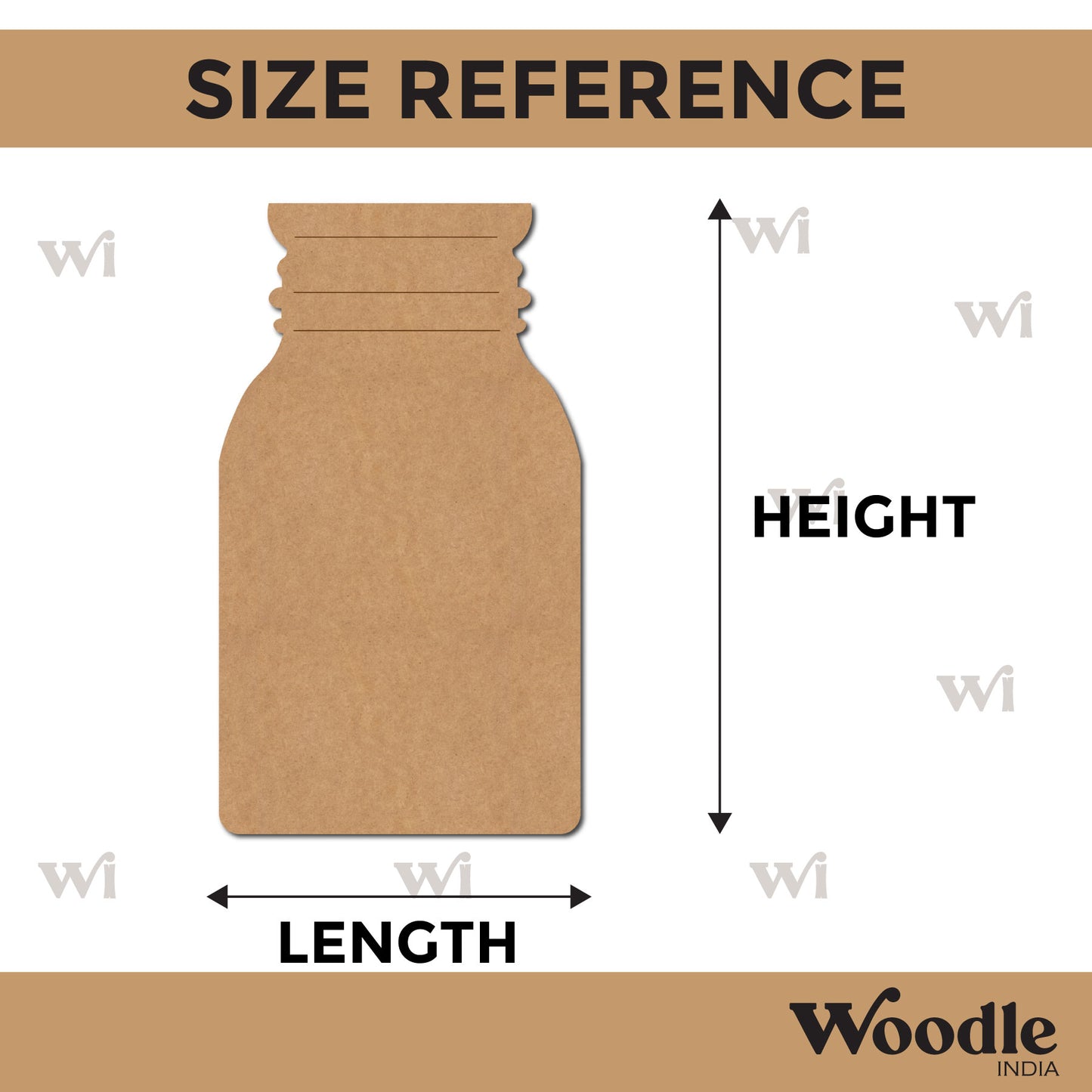 Mason Jar Pre Marked MDF Design 2