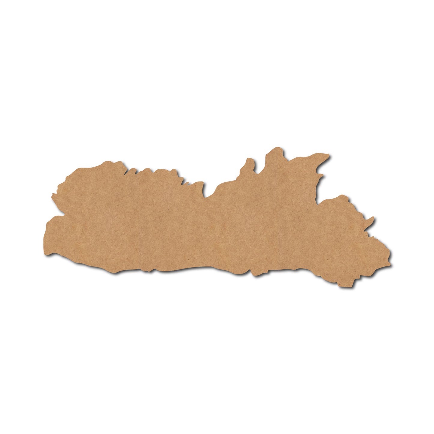 Meghalaya Map Cutout MDF Design 1