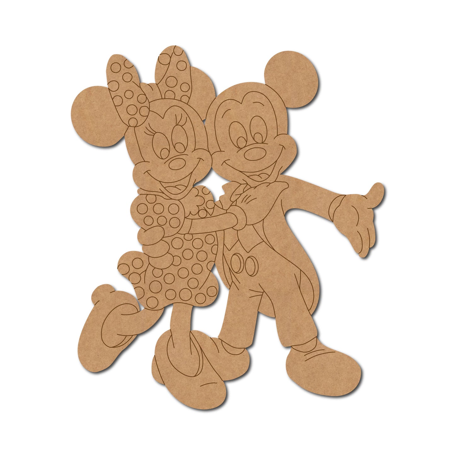 Mickey Mouse Pre Marked MDF Design 11