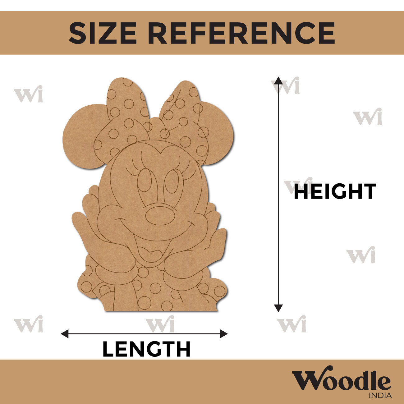 Mickey Mouse Pre Marked MDF Design 7