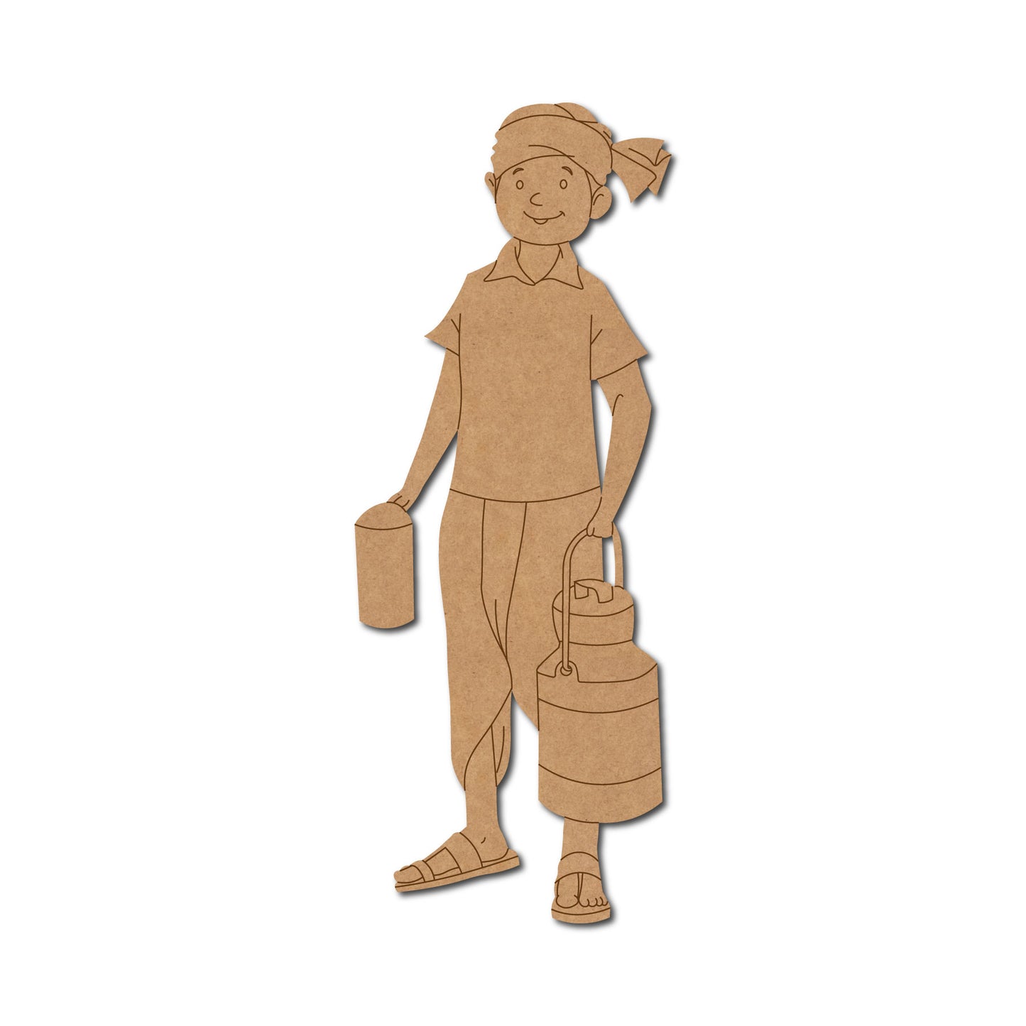 Milk Man Pre Marked MDF Design 1