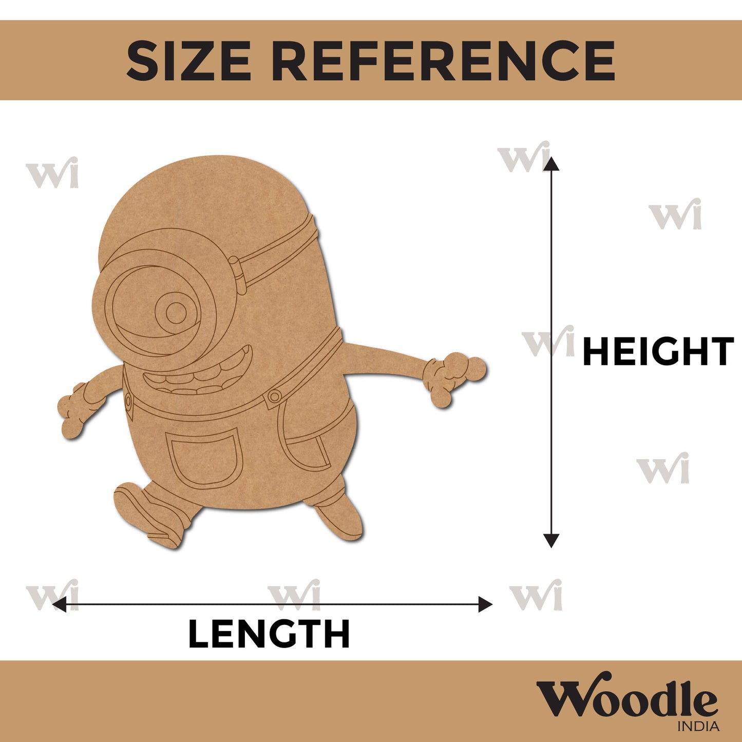 Minion Pre Marked MDF Design 6