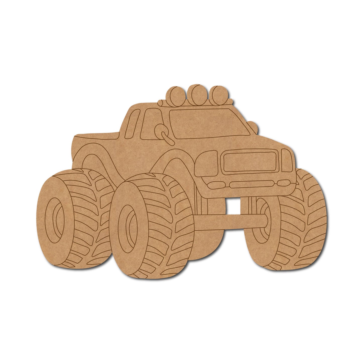 Monster Truck Pre Marked MDF Design 2