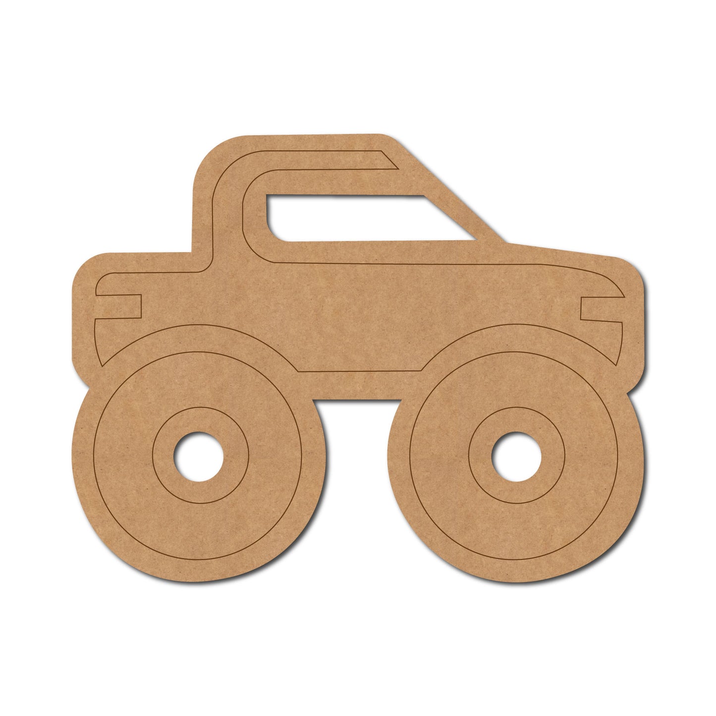 Monster Truck Pre Marked MDF Design 3