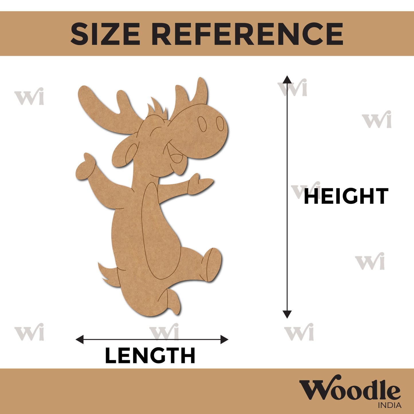 Moose Pre Marked MDF Design 2