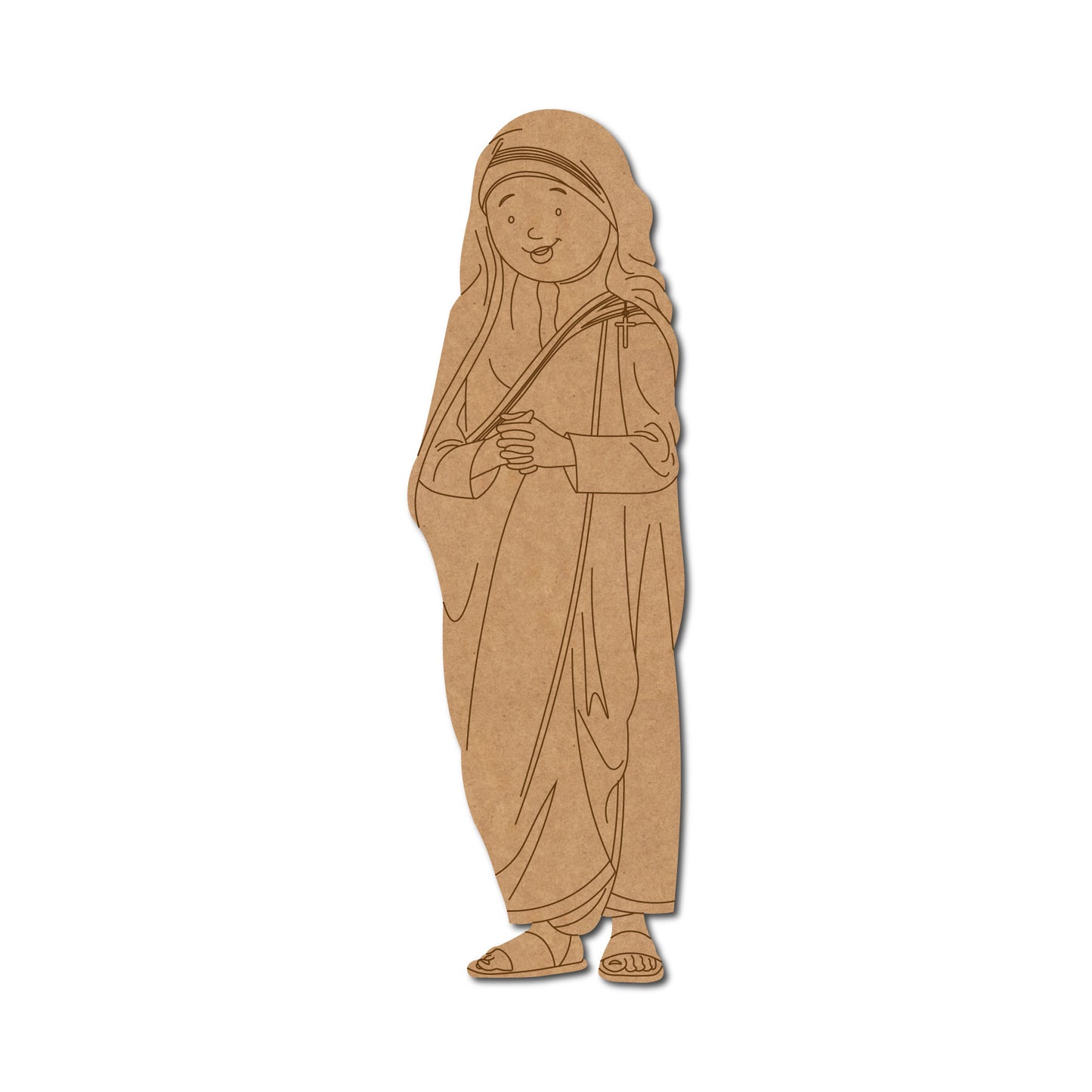 Mother Teresa Pre Marked MDF Design 1