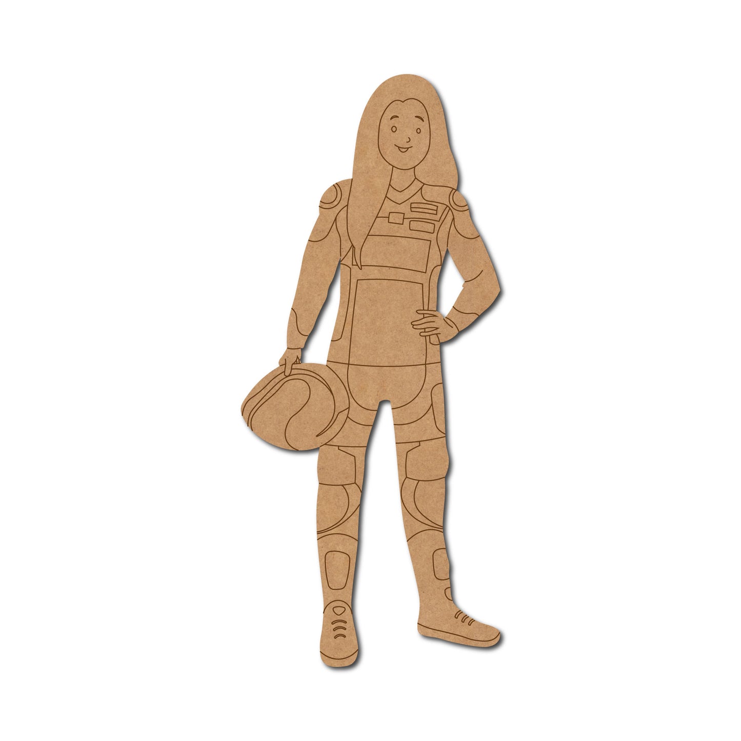 Motorbike Racer Pre Marked MDF Design 1