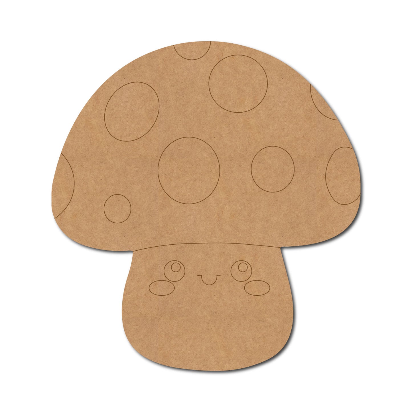 Mushroom Pre Marked MDF Design 5