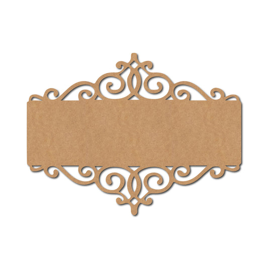 Nameplate MDF Design