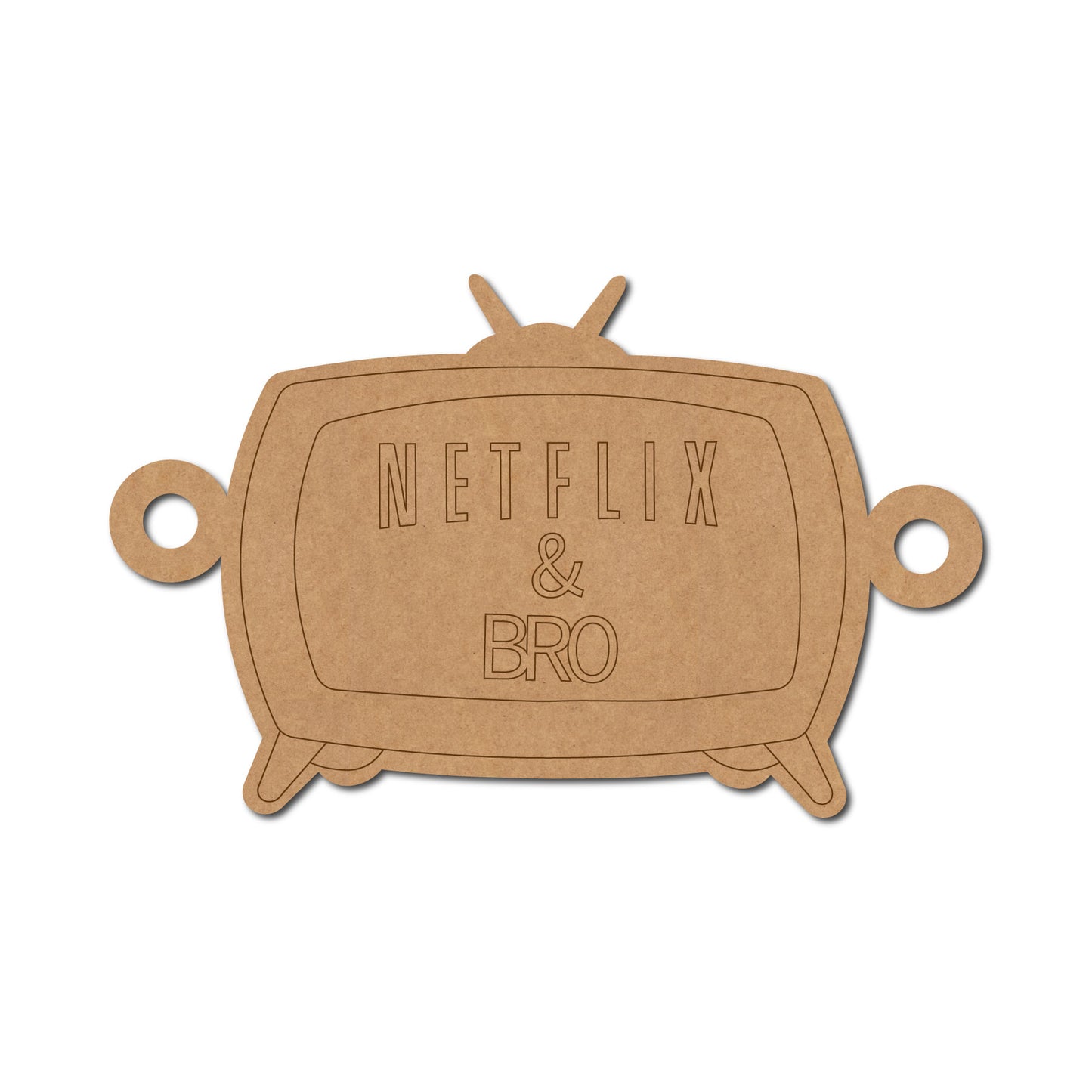 Netflix Rakhi Pre Marked MDF Design 1
