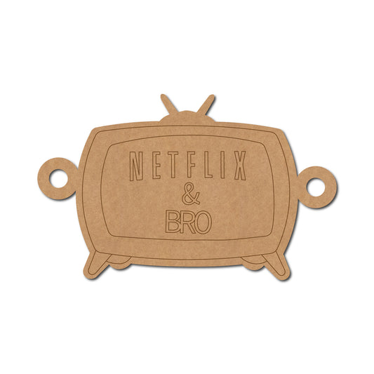 Netflix Rakhi Pre Marked MDF Design 1