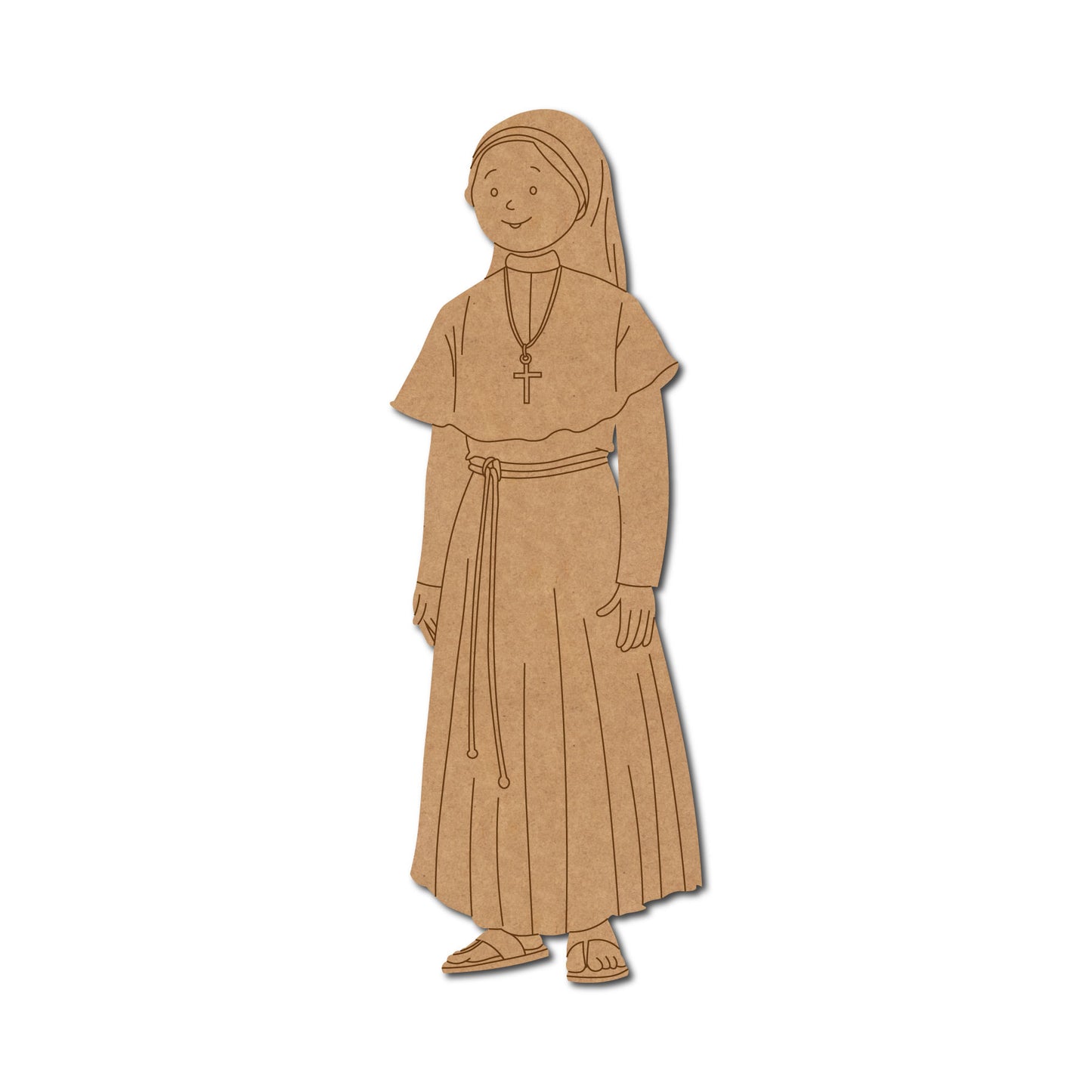 Nun Pre Marked MDF Design 2