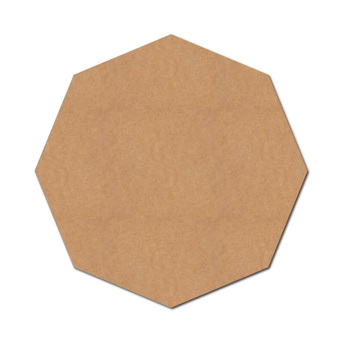 Octagon Base Cutout MDF Design
