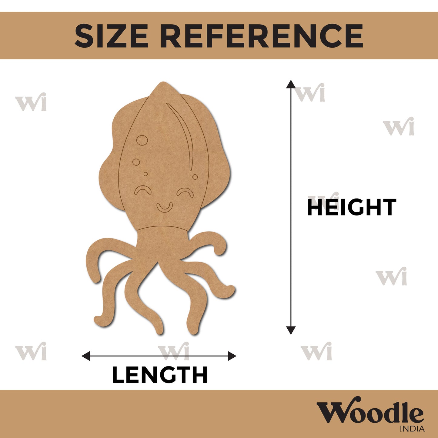 Octopus Pre Marked MDF Design 1