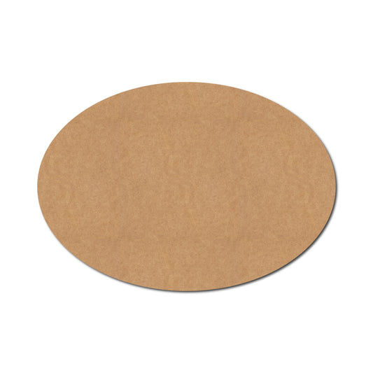 Oval With One Hole Cutout MDF Design