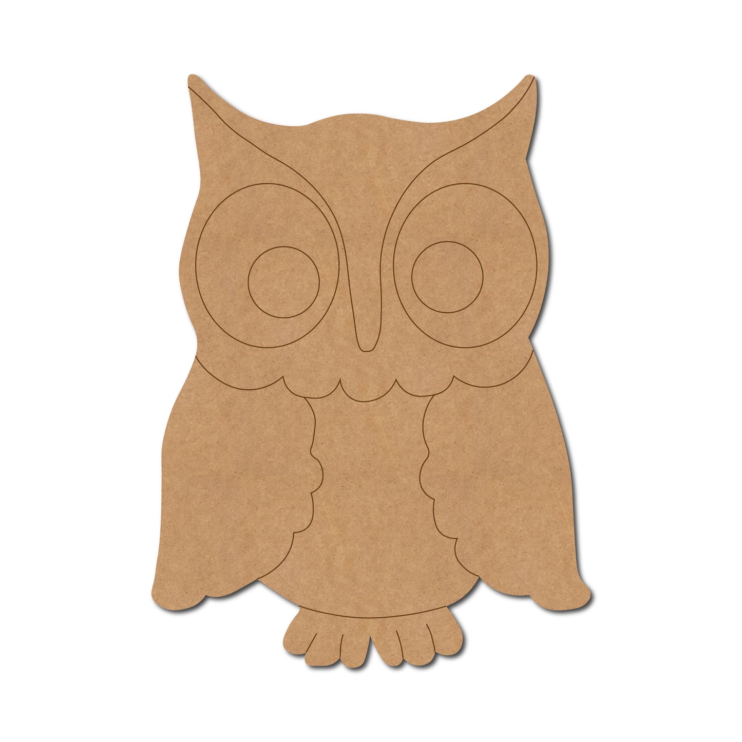 Owl Pre Marked MDF Design 7