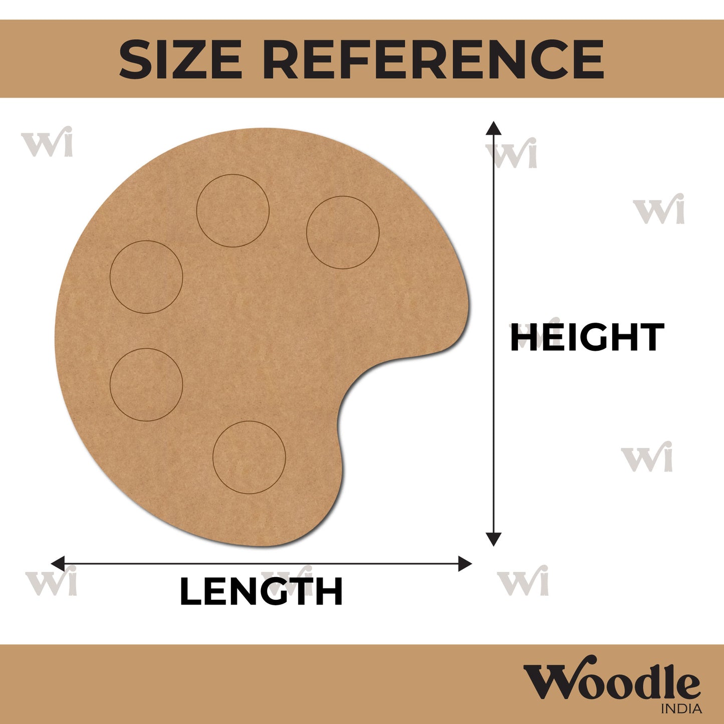 Palette Pre Marked MDF Design 1