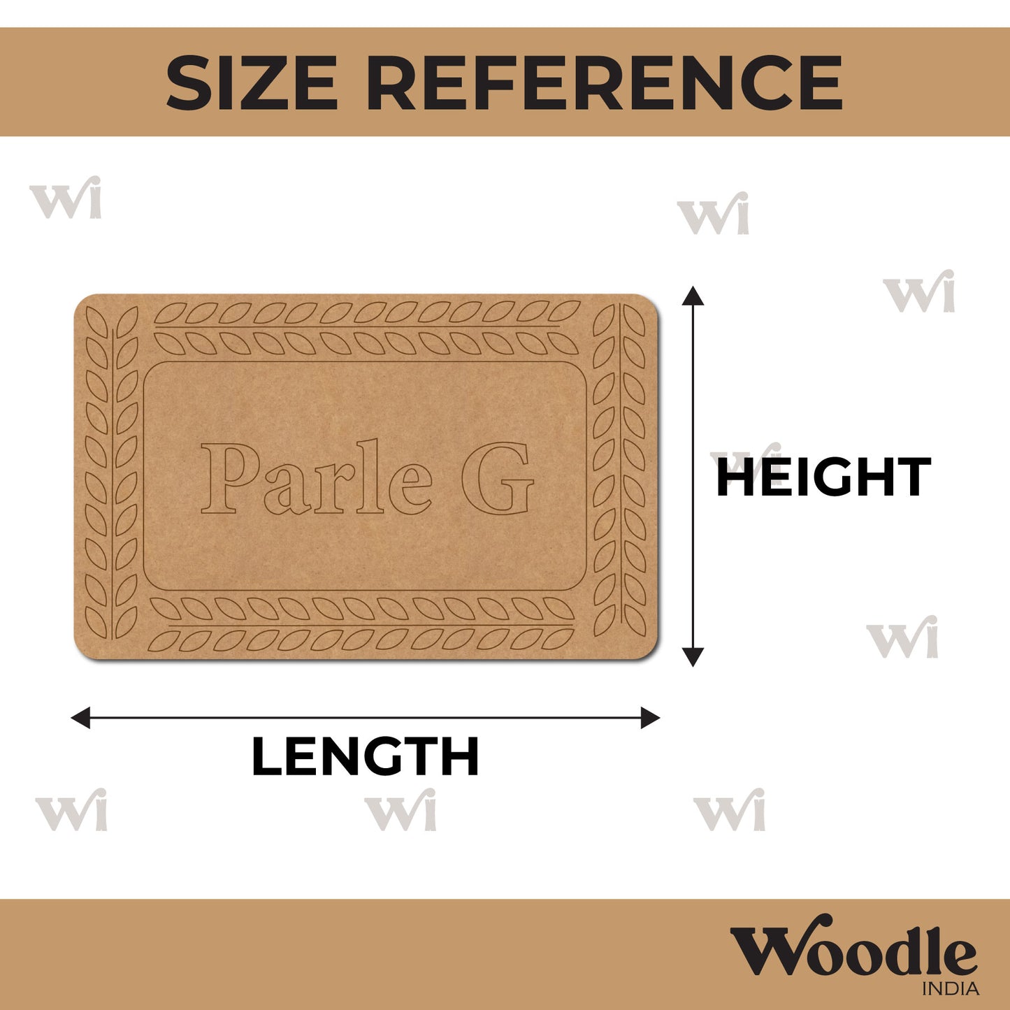 Parle G Biscuit Pre Marked MDF Design 1