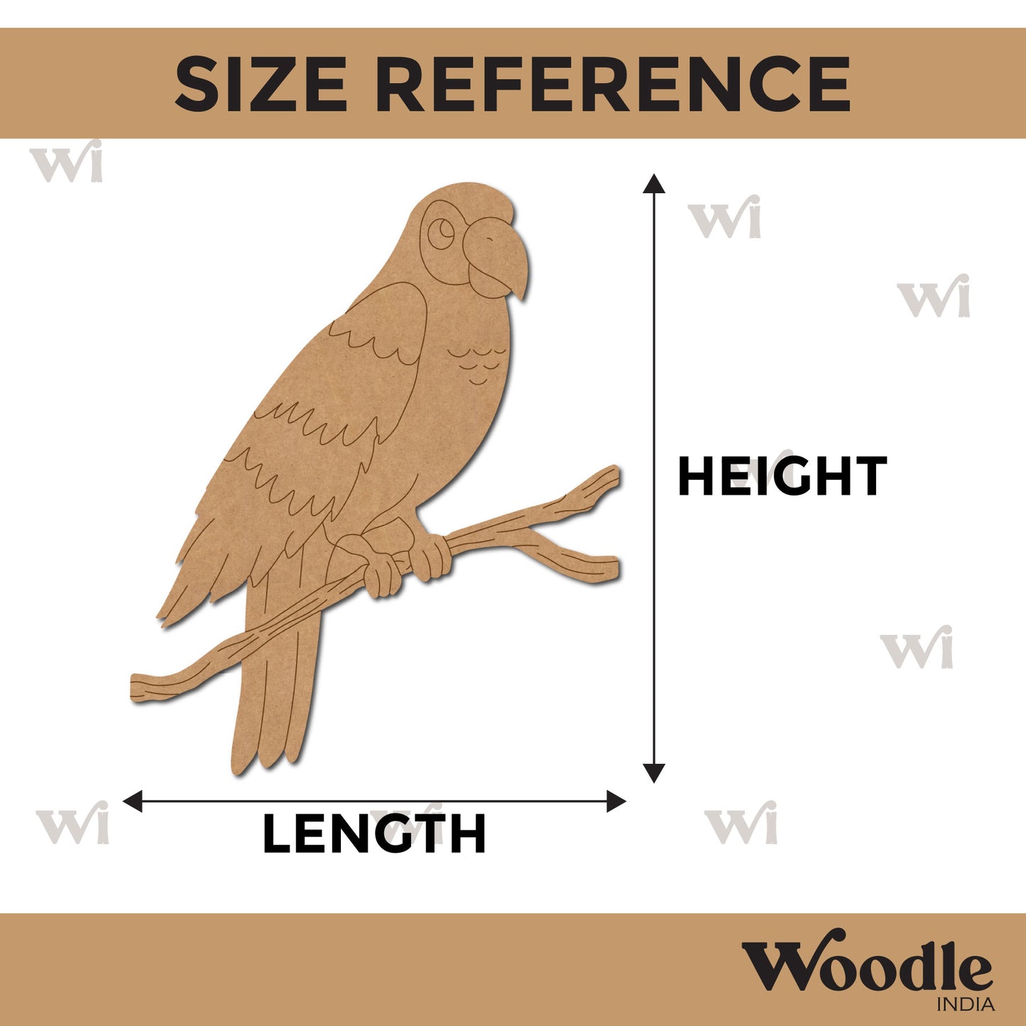 Parrot Pre Marked MDF Design 6