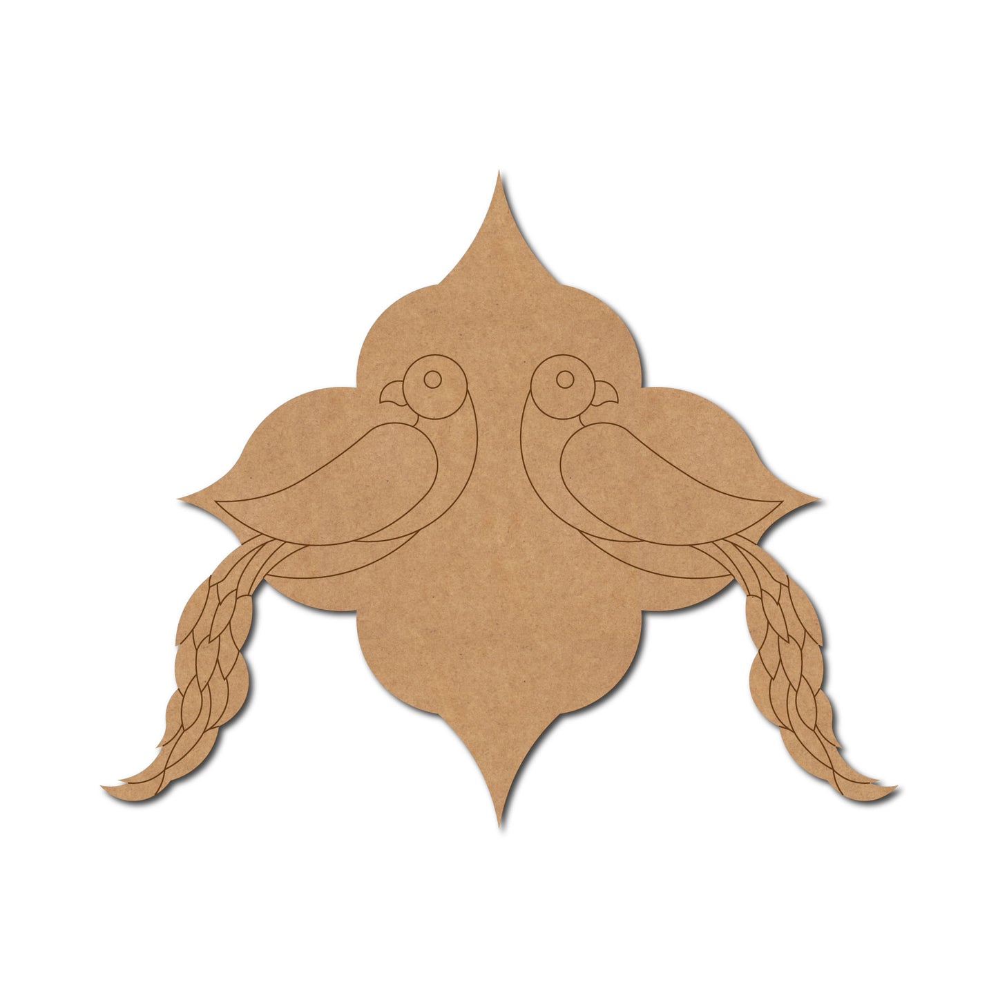 Peacock Pre Marked Base MDF Design 3